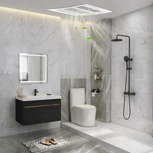 200 CFM Bathroom Exhaust Fan with Metal Housing and 6 Inches Duct for 200 Sq.Ft