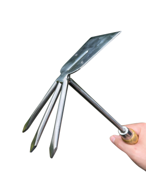 Cultivator Hoe (classic wood handle) by Garden Guru