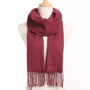 Winter Scarf Women Warm Solid Scarves Fashion Casual Scarfs For Women Casual Scarfs For Winter