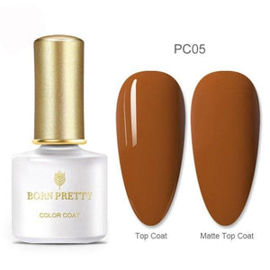 2022 Elegant Pretty Womens Orange 6ml Gel Nail Polish Summer UV LED Stylish Glossy and Matte Professional Home Nail Design For Women