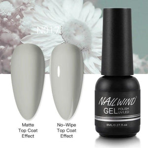NEW TREND Modern fashion Red Gel Nail Polish For Nails  Permanent UV LED 8ml Matte Glossy High Quality Fashion Design For Women and Ladies