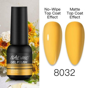 NEW TREND Modern fashion Red Gel Nail Polish For Nails  Permanent UV LED 8ml Matte Glossy High Quality Fashion Design For Women and Ladies