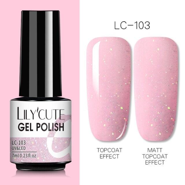 2022 New Fashion Purple Womens Nail Gel 7ml Permanent UV LED Base Matte Glossy Luxury Colorful Effect Nail Gel for Women and Girls