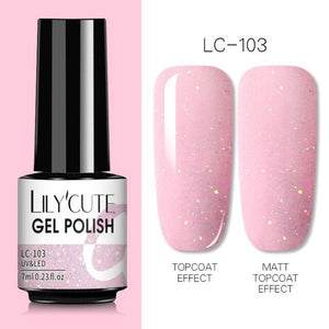 2022 New Fashion Purple Womens Nail Gel 7ml Permanent UV LED Base Matte Glossy Luxury Colorful Effect Nail Gel for Women and Girls