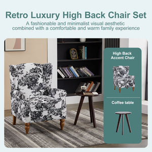 Coffee Table & Armchair Set