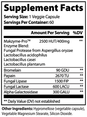 Digestive Enzyme Pro Blend, 60 ct.