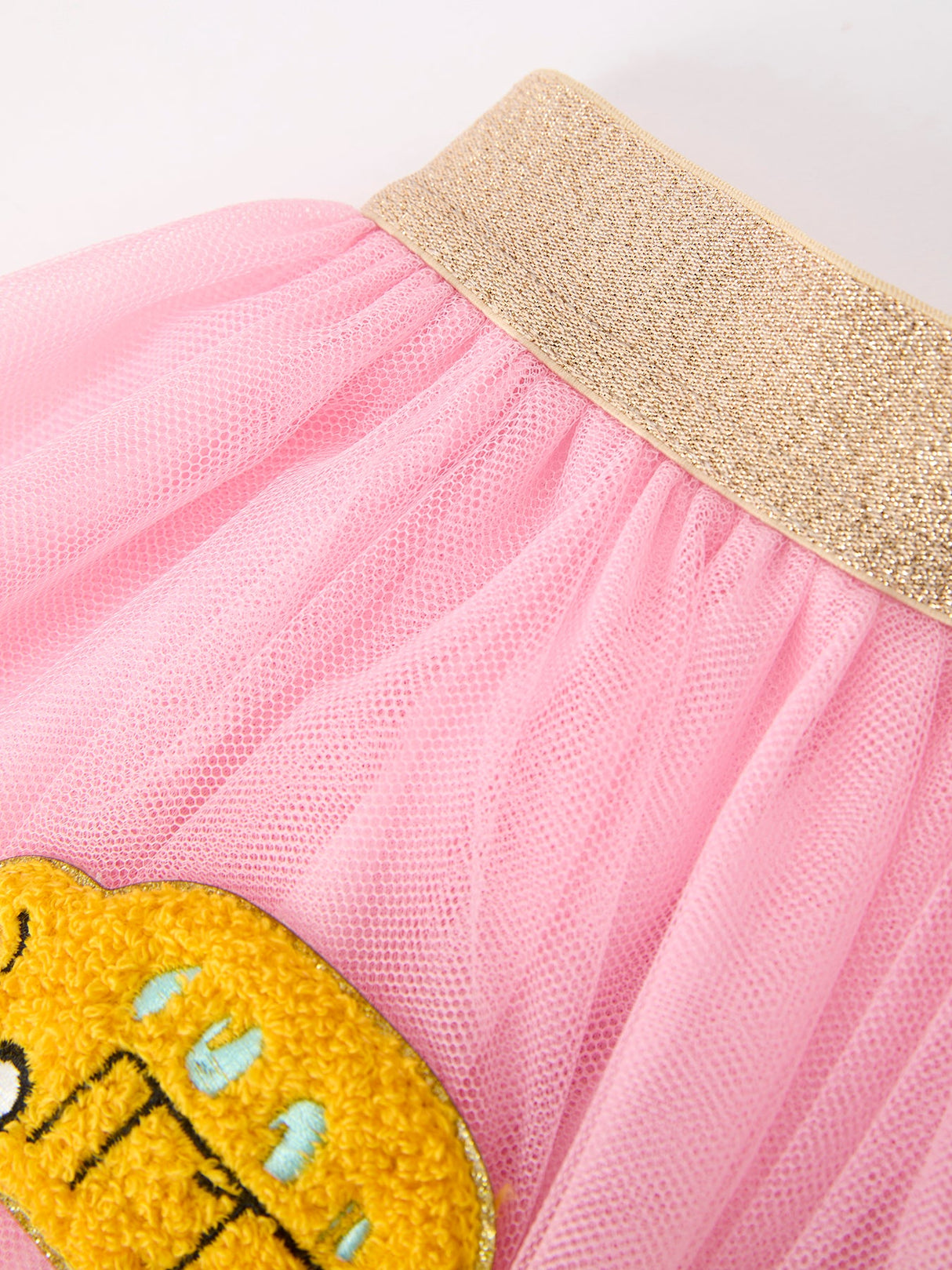Back To School School Bus Girls Skirt Tulle Applique Skirt