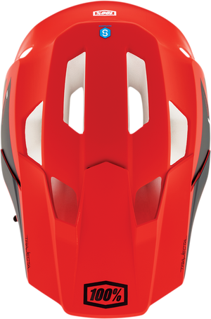 100% Trajecta Helmet - Fidlock - Cargo - Fluo Red - Large 80003-00011