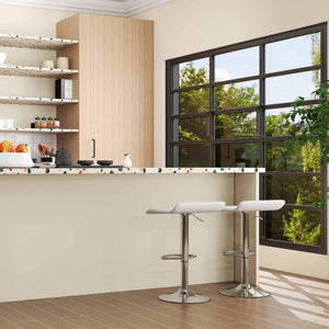 4-Piece Modern Dining Set with Chairs Bar Stools Dresser and Glass Dining Table