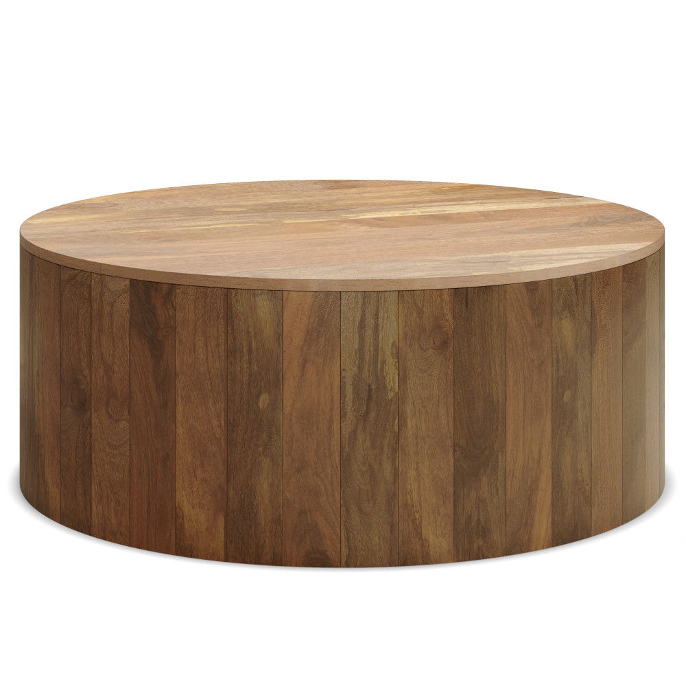 Millbury - Drum Coffee Table - Natural by Couch.com