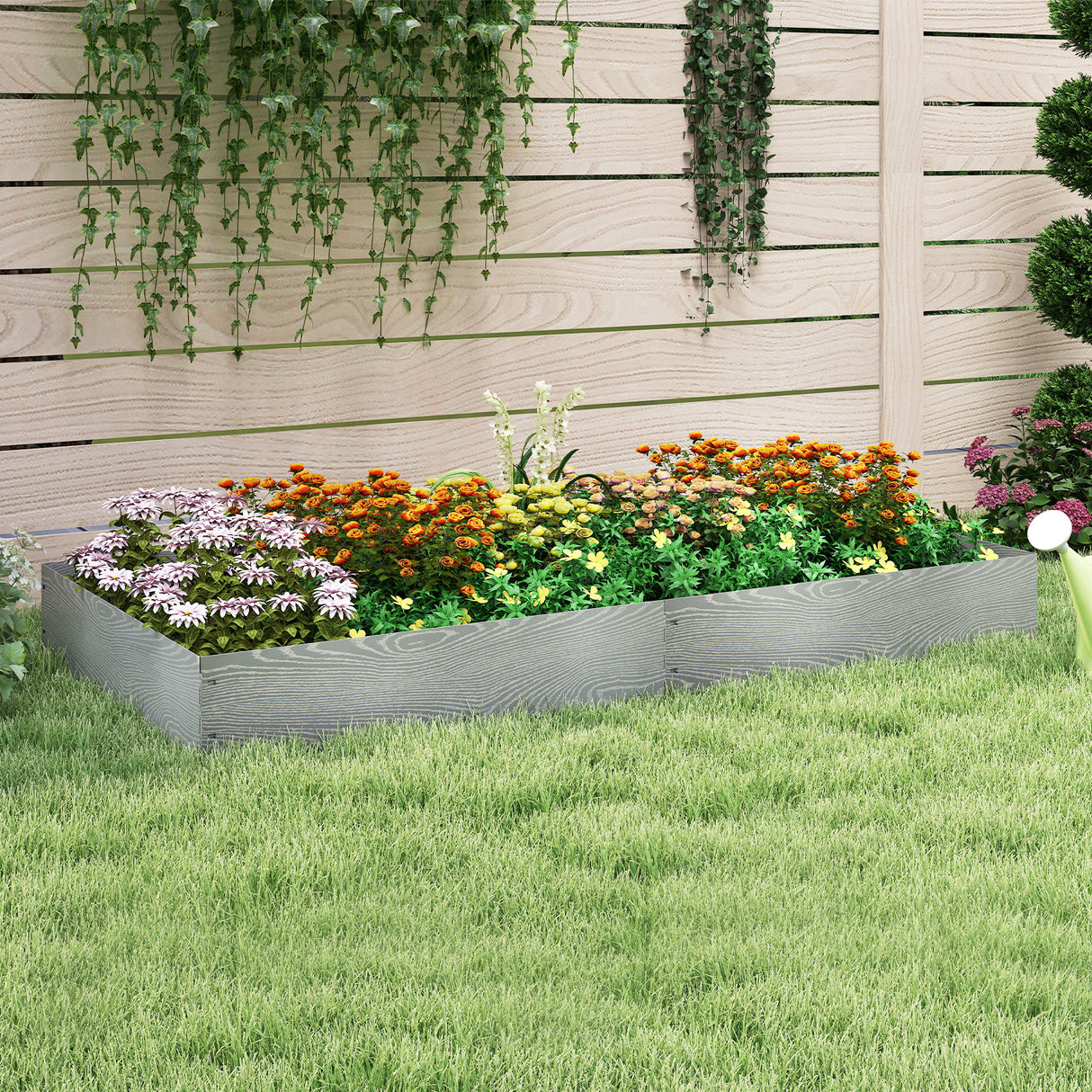 6-Pack 20 FT Galvanized Metal Landscape Edging for Lawn Yardï¼ˆPatentedï¼‰