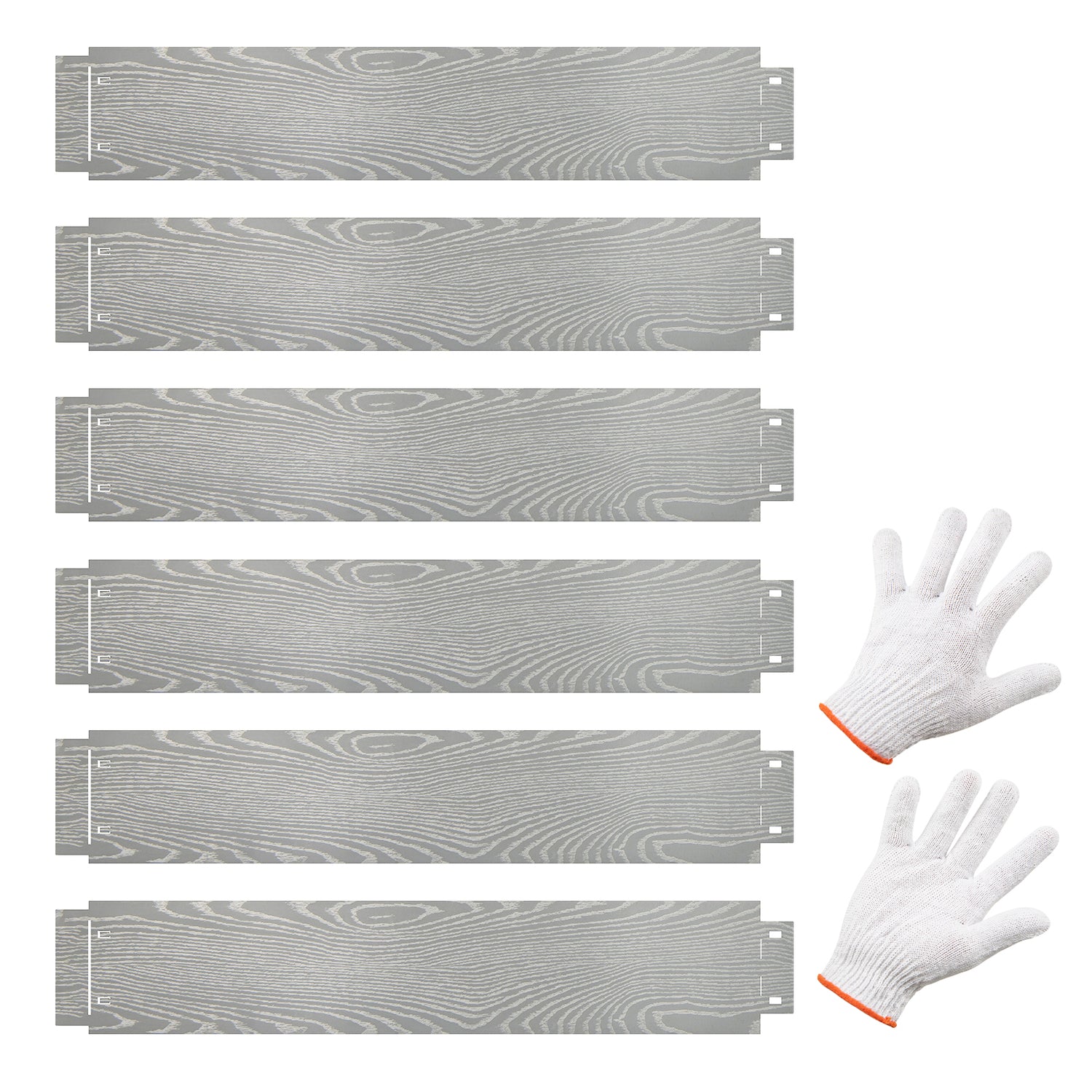 6-Pack 20 FT Galvanized Metal Landscape Edging for Lawn Yardï¼ˆPatentedï¼‰