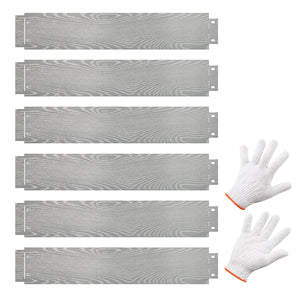 6-Pack 20 FT Galvanized Metal Landscape Edging for Lawn Yardï¼ˆPatentedï¼‰