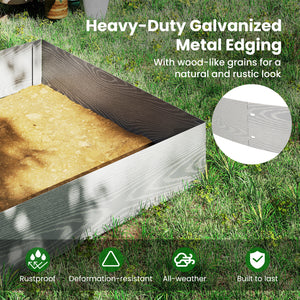 6-Pack 20 FT Galvanized Metal Landscape Edging for Lawn Yardï¼ˆPatentedï¼‰