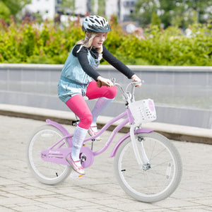 20 Inch Adjustable Kids Bike with 2 Brake System