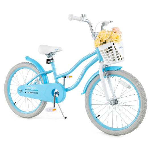 20 Inch Kids Bike with Dual Brakes and Adjustable Seat