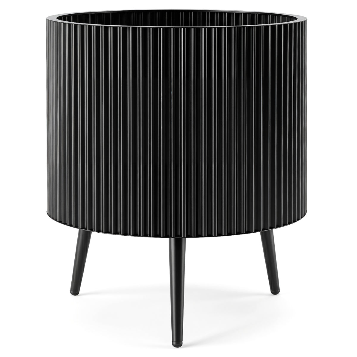 20 Inch Plant Pot with Stand and Tapered Legs for Garden