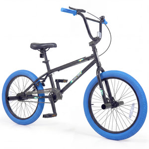20" Trick Bicycle with 270 Degree Steering and Adjustable Seat for Kids and Teens-Navy