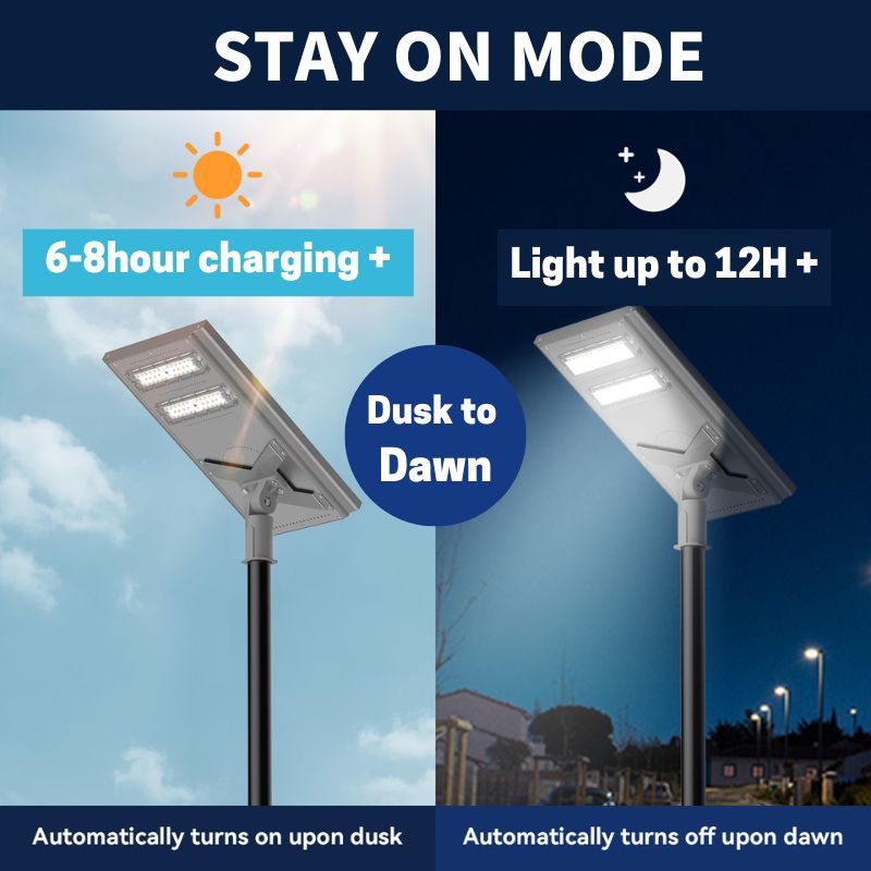 100 W 150 W 200 W Commercial solar street light-Stay on