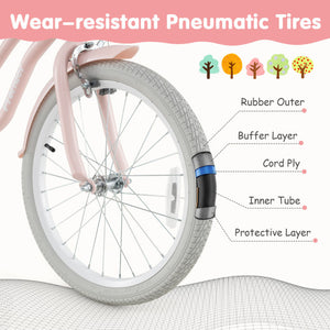 20 Inch Kids Bike with Training Wheels for Boys Girls