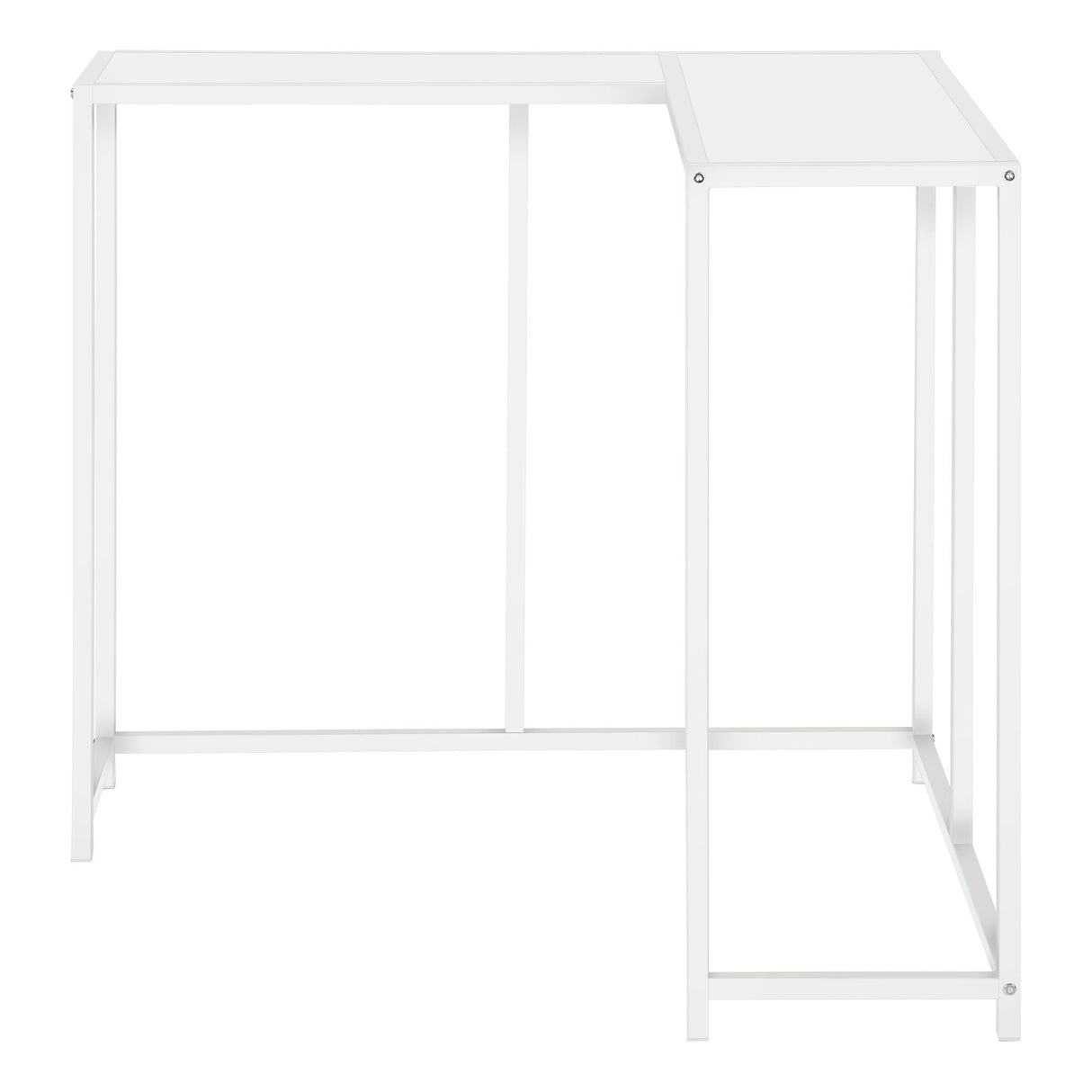 Corner Accent Console Table For Entryway, Unique L-Shaped Design by Couch.com