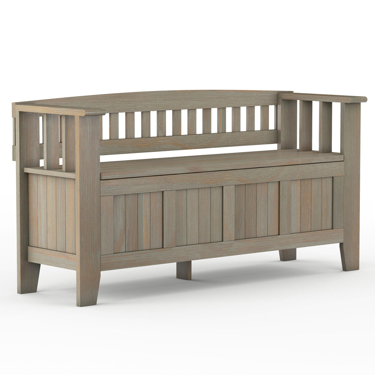 Acadian - Entryway Storage Bench, Handcrafted by Couch.com