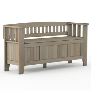 Acadian - Entryway Storage Bench, Handcrafted by Couch.com