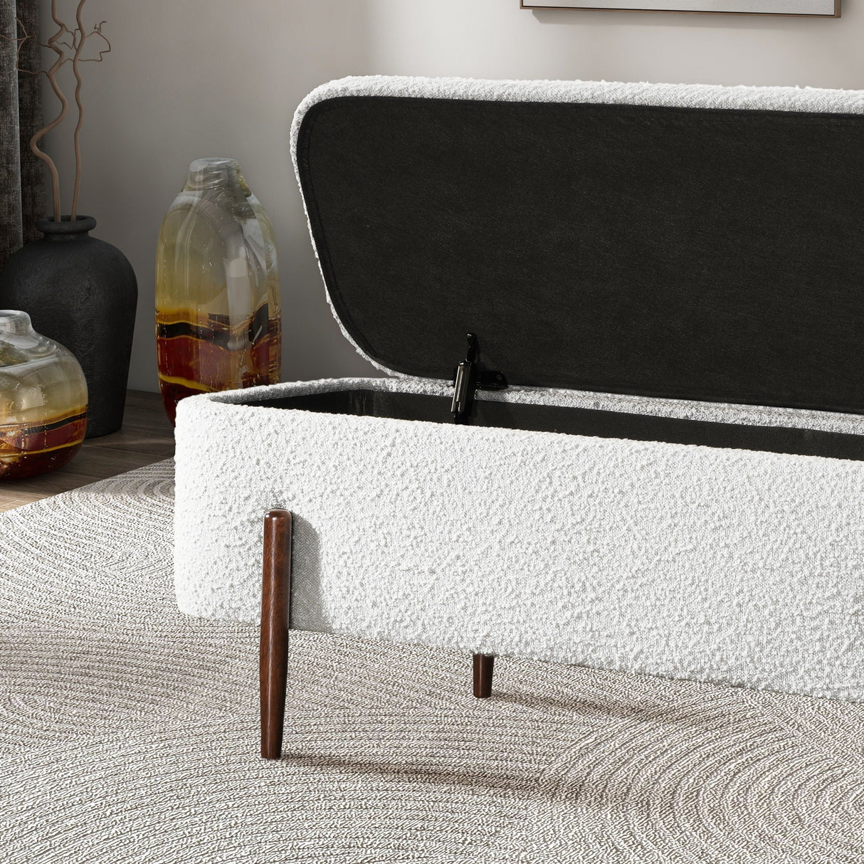 Sarna - Storage Bench - Ivory by Couch.com
