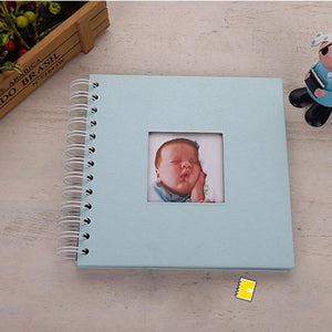 20page DIY Photo album Baby Growth Beautifully Decorated Paper Album Kids Memory Book Scrapbooking Polaroid Book Album Gifts For New Parents Baby Shower