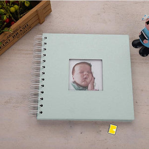 20page DIY Photo album Baby Growth Beautifully Decorated Paper Album Kids Memory Book Scrapbooking Polaroid Book Album Gifts For New Parents Baby Shower