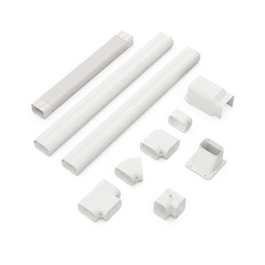 4 Inches W Mini Decorative PVC Slim Line Cover Kit-4 inches