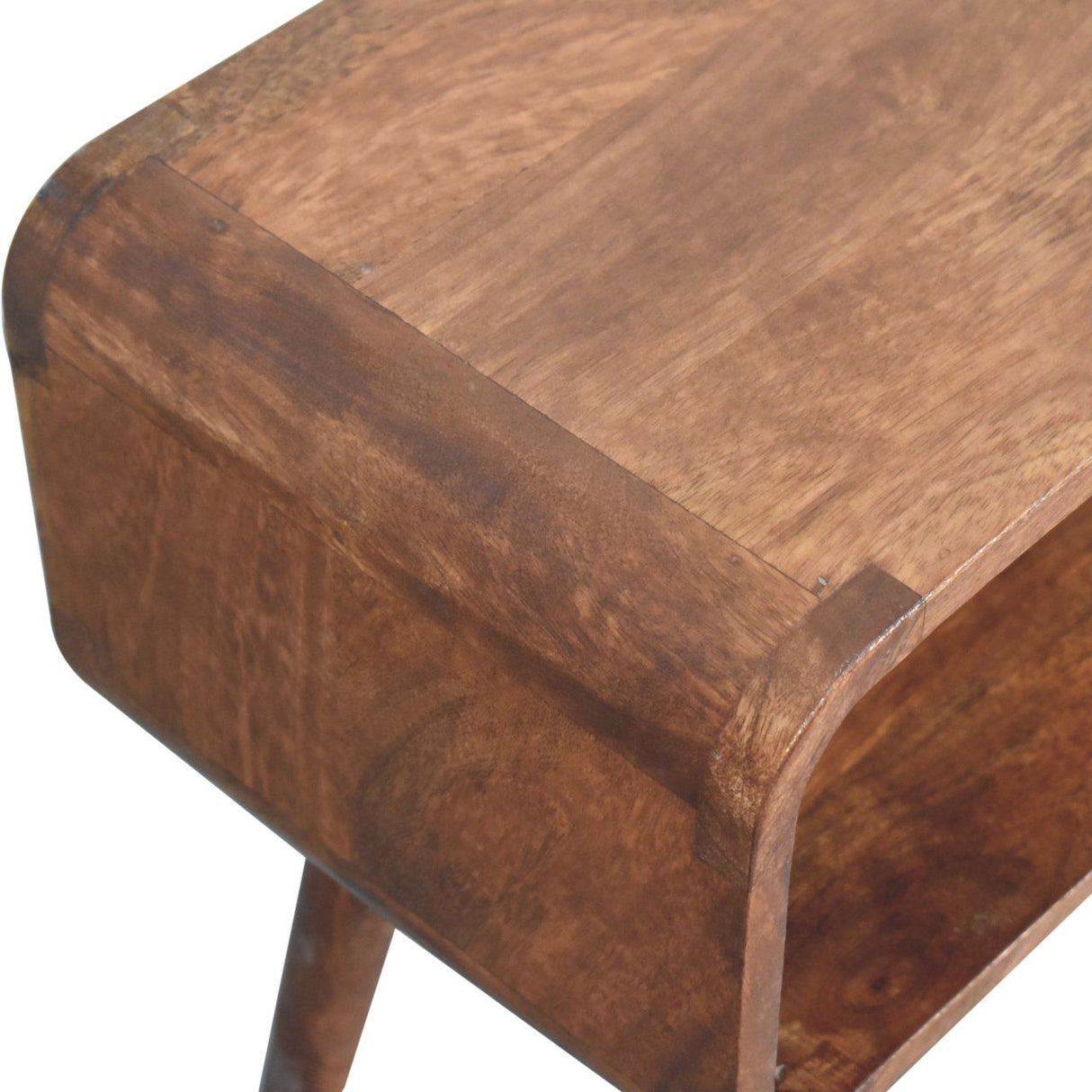 Minimalist Open Curved Nightstand by Couch.com