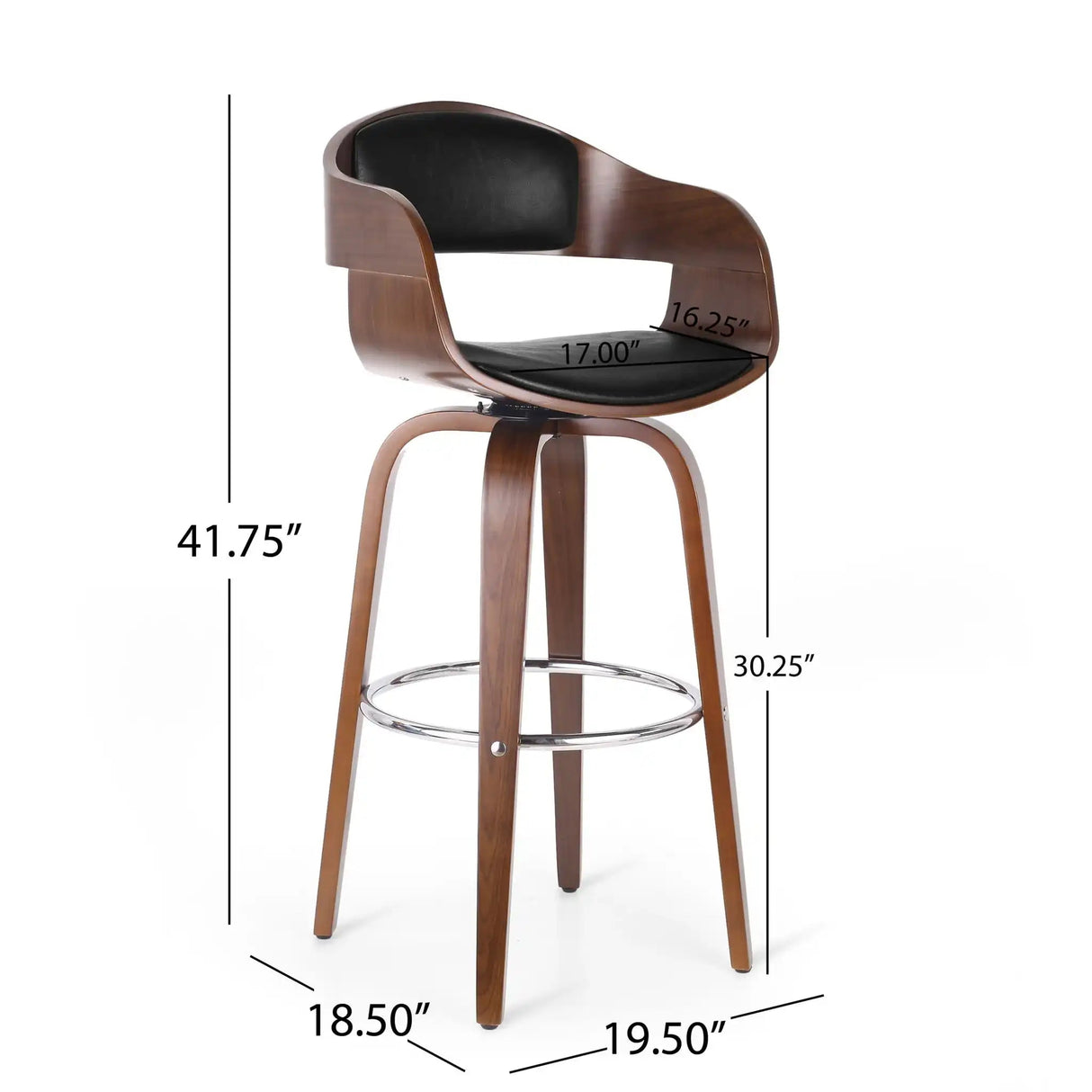 Modern Bar Stool with Swivel Function