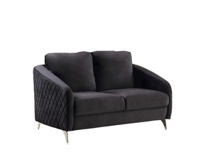 Sofia - Velvet Modern Chic Loveseat Couch by Couch.com