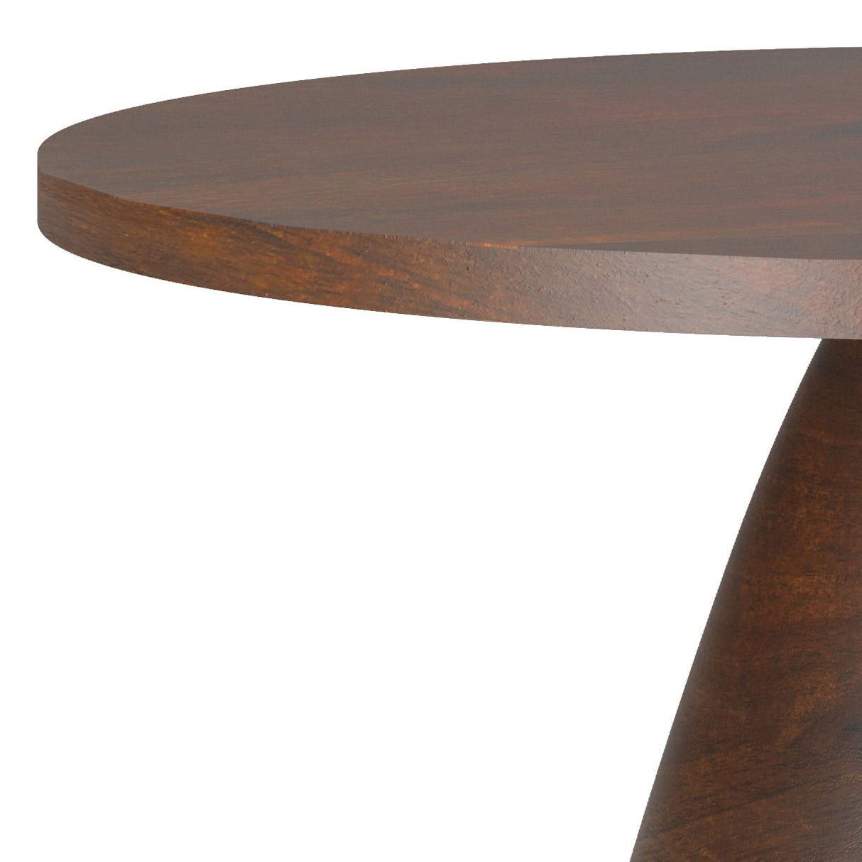 Winnie - Round Coffee Table - Walnut by Couch.com