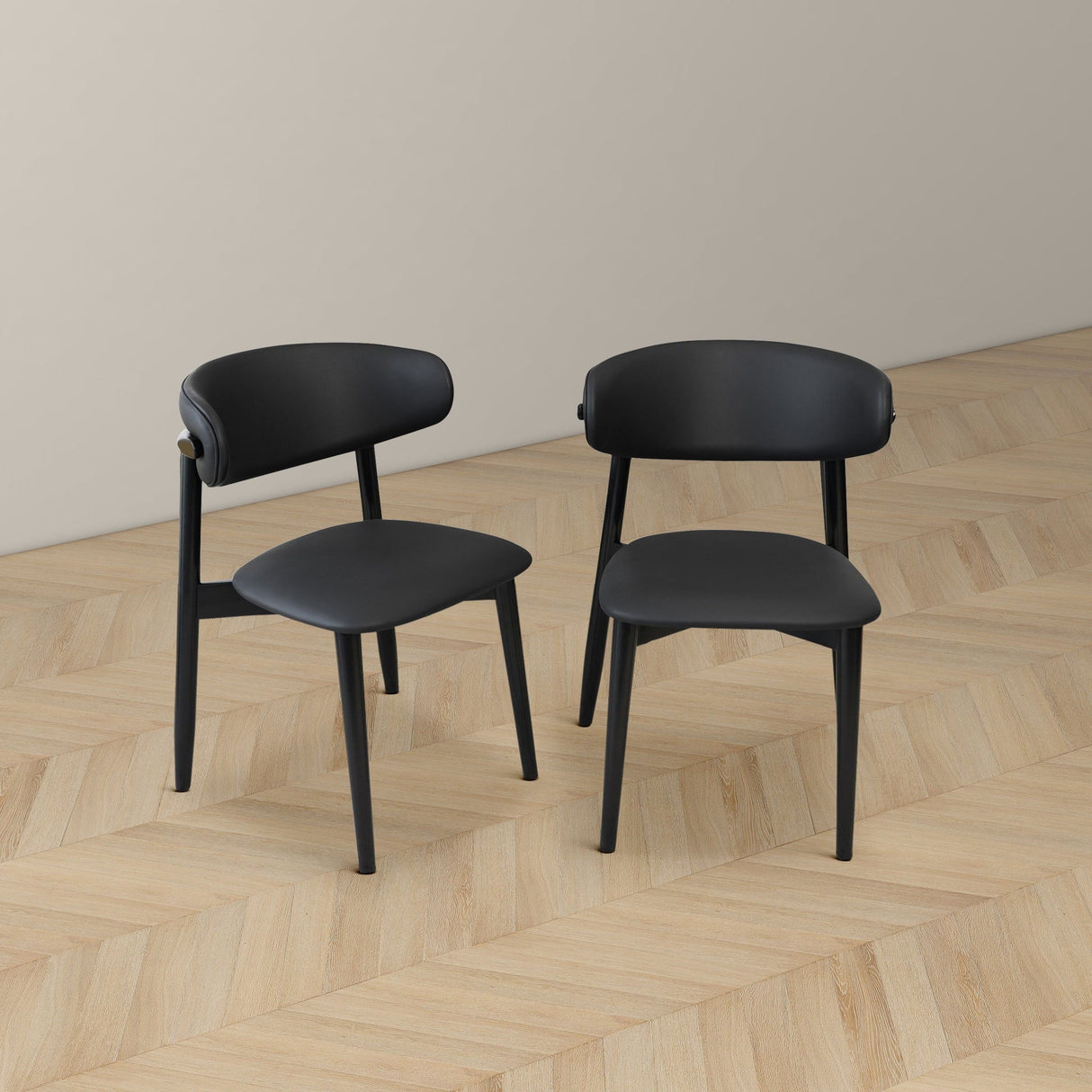 Korb - Dining Chair (Set of 2) - Black by Couch.com