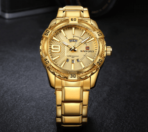 Men's  Luxury Stainless steal Waterproof Watch With Day And Date Display Unique Design Perfect Gift In Modern Metal Men  Wrist Watch Design