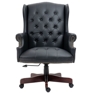 Executive Office Chair, High Back Reclining Comfortable Desk Chair With Smooth Glide Caster Wheels by Couch.com