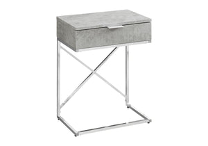 Accent Side Table, Storage Drawer, Spacious Tabletop, Contemporary & Modern by Couch.com