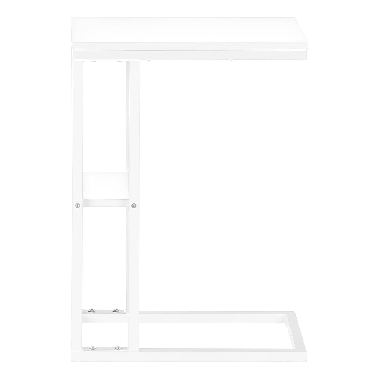 Accent Table, C - Shaped, Marble Look Contemporary & Modern Convenient Design by Couch.com