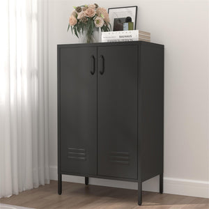 Suitable For Steel Storage Cabinets In Living Rooms, Kitchens, And Bedrooms, 2 Door Miscellaneous Storage Cabinet, Garage Tool Storage Cabinet, And Office File Cabinet 2 Movable Partitions by Couch.com