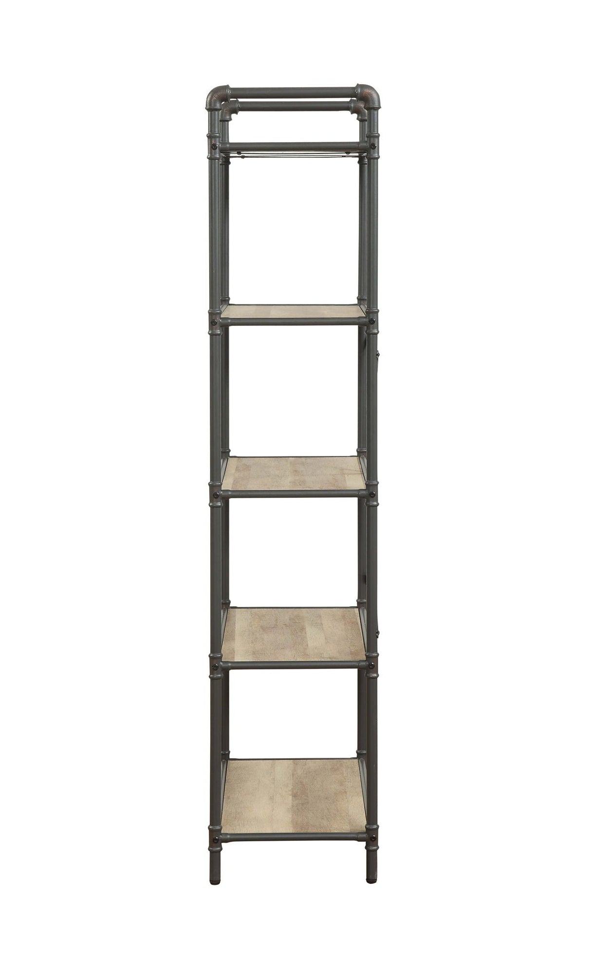 Itzel Bookshelf - Antique Oak / Sandy Gray
