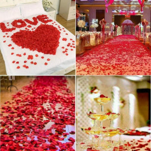 2200-Piece: Silk Rose Petals Wedding Flower Decoration
