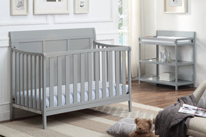 Shailee 4-in-1 Convertible Crib, Gray