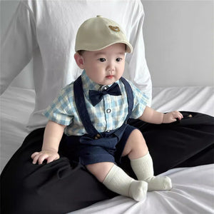Children's Suit Summer Short-sleeved Overalls