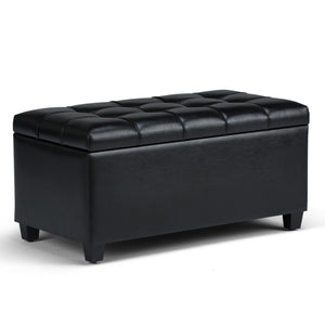 Sienna - Upholstered Storage Ottoman Bench by Couch.com