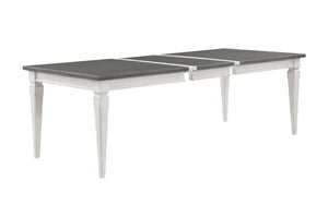 Katia - Dining Table With Leaf - Gray / White by Couch.com