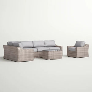 Stylish Sofa Seating Group With Cushions Perfect For Outdoor Gatherings by Couch.com