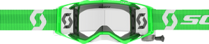 SCOTT Prospect WFS Goggle - Green/White - Clear 272822-1075113