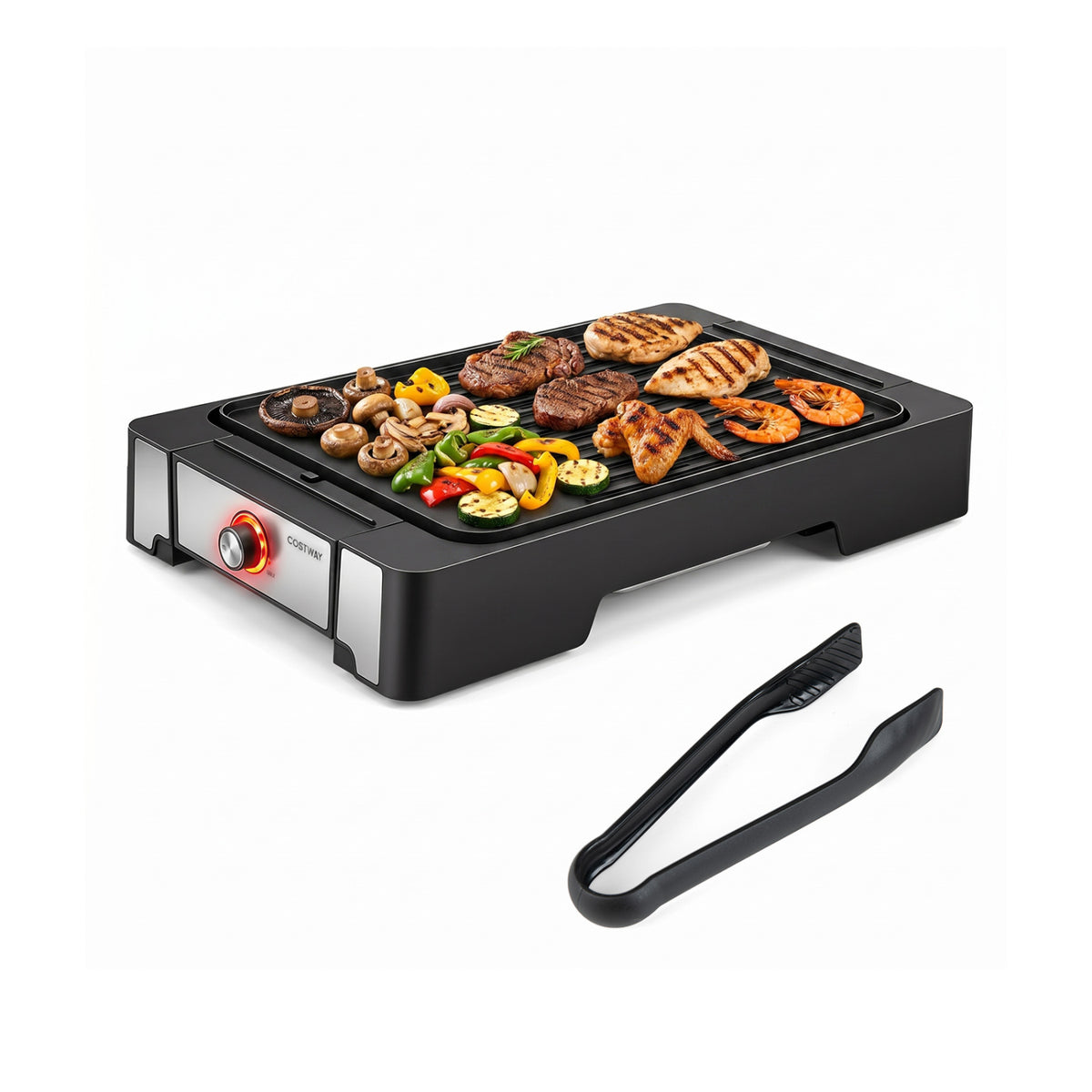 2300W Electric Griddle with Nonstick Die Cast Aluminum Cooking Surface